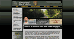 Desktop Screenshot of oregoncountysheriff.org